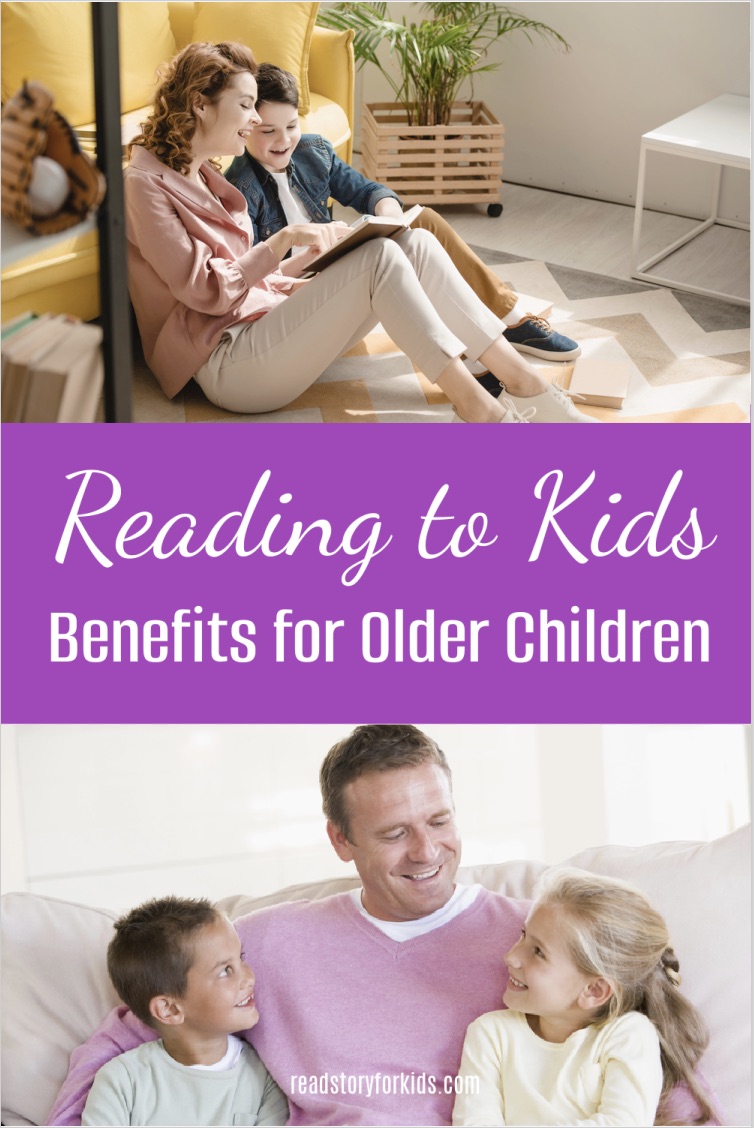 Reading to kids - the benefits of reading to older children